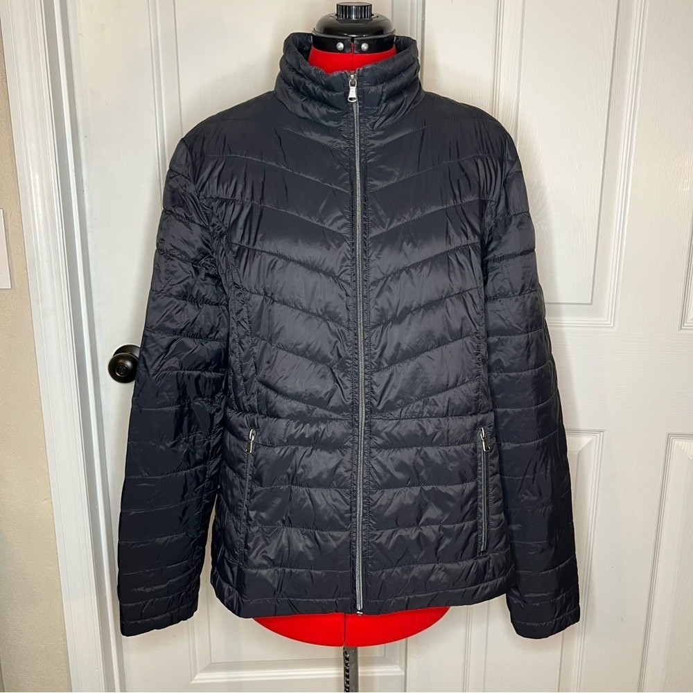 Women's Black Quilted Jacket